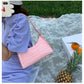 Fashion Exquisite Shopping Bag Retro Casual Women Totes Shoulder Bags Female Leather Solid Color Chain Handbag for Women 2023