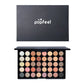POPFEEL-Palette de fards à barrage 40 couleurs, longue durée, maquillage facile, brun, rose