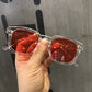 2024 New brand high-quality new polygon meter nail square sunglasses Fashion men hip hop glasses retro sunglasses women
