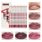 Ensemble de rouges à lèvres longue durée, 12 pièces, avec crayon professionnel et brillant à lèvres mat, cadeaux de saint-valentin pour femmes