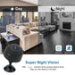 Mini caméras de surveillance wifi 1080P HD  Version Nuit Voix Vidéo Sécurité Sans Fil