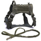 Tactical Dog Harness Pet Training Vest Dog Harness And Leash Set For Small Medium Big Dogs