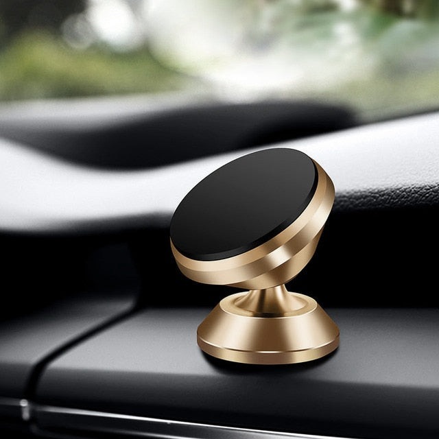 Magnetic car holder for phone and GPS