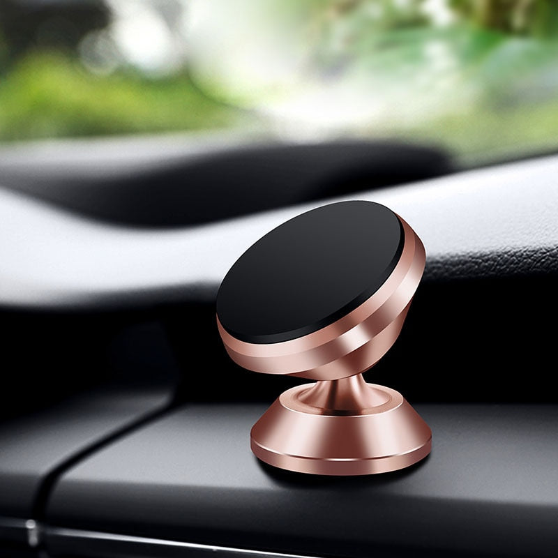 Magnetic car holder for phone and GPS