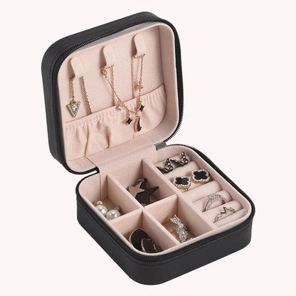Boîte à bijoux en cuir stockage organisateur boucle d'oreille titulaire 2021 - Image #5